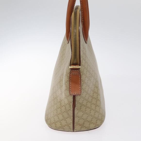 CELINE Macadam Canvas Hand Bag Pvc Beige Gold - Picture 4 of 12